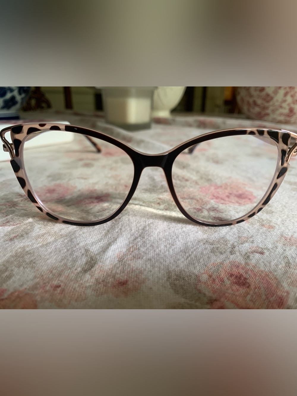 Cat eye leopard Translucent Women's Firmoo reading Glasses - Picture 3 of 6